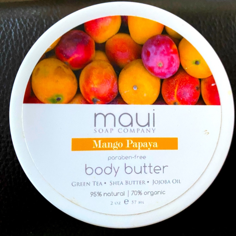 Maui Soap Company Luxurious Mango Papaya Moisture Rich Face & BodyButter